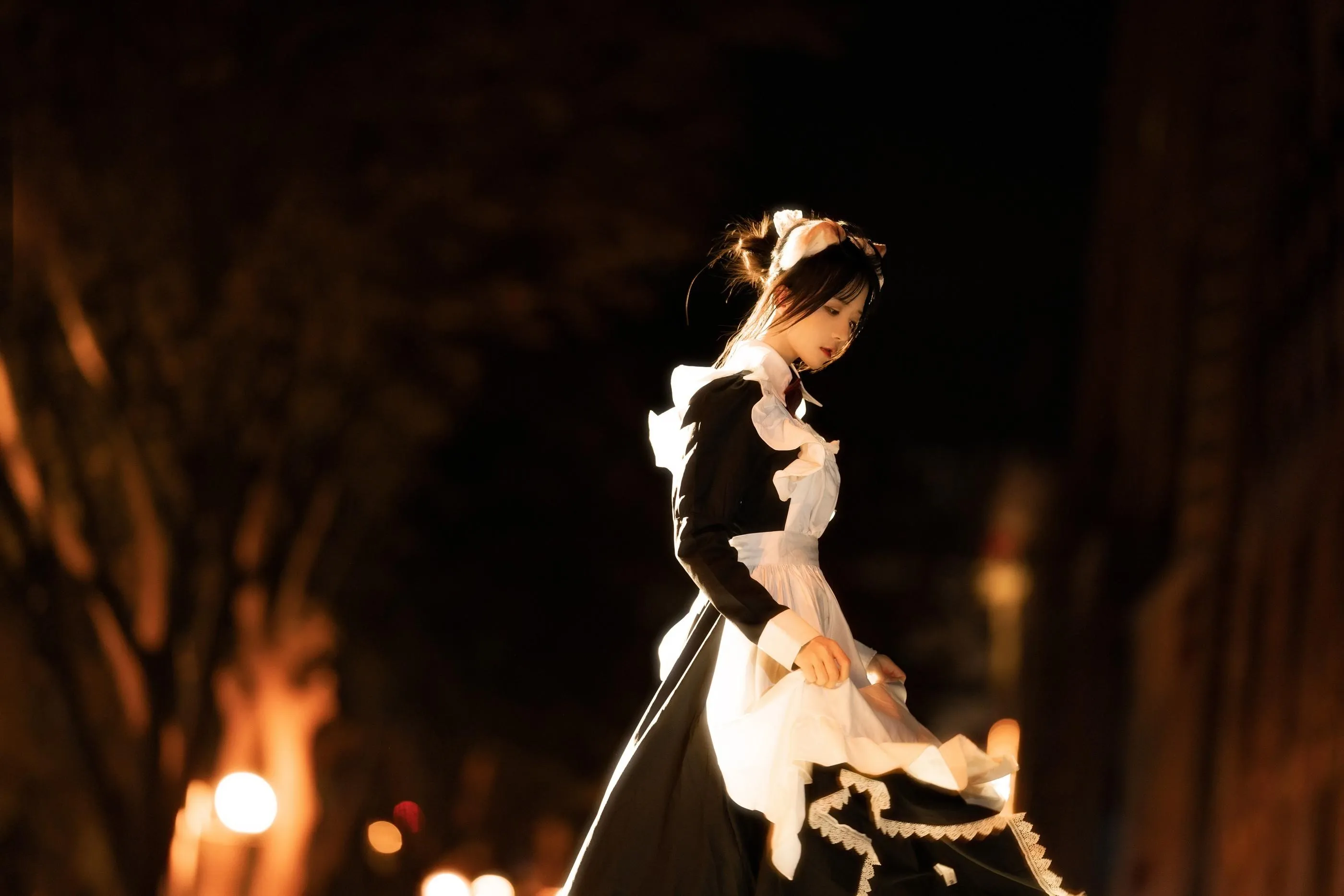 [艺图语] 2022.05.19 夜女仆 桜桃喵 [21P]插图